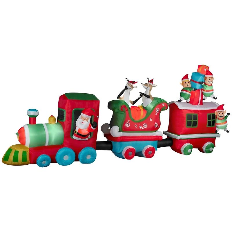 16ft. Airblown® Inflatable Colossal Christmas Train