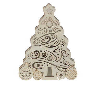 7" Classic Tree DIY LED Wood Décor by Make Market®