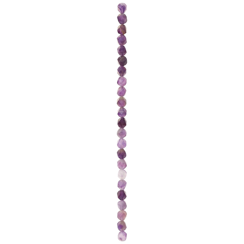 12 Pack: Purple Amethyst Faceted Beads by Bead Landing™, 8mm