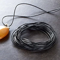Black Leather Cord by Bead Landing