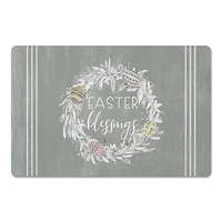 Easter Blessings Wreath 3 27" x 18" Floor Mat
