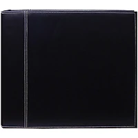 Pioneer® 3-Ring Black Sewn Cover Album, 12" x 12"