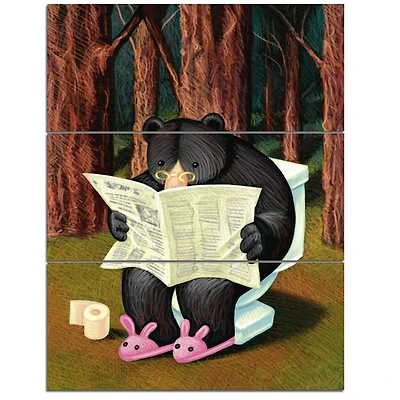 Designart - Bear in the Woods