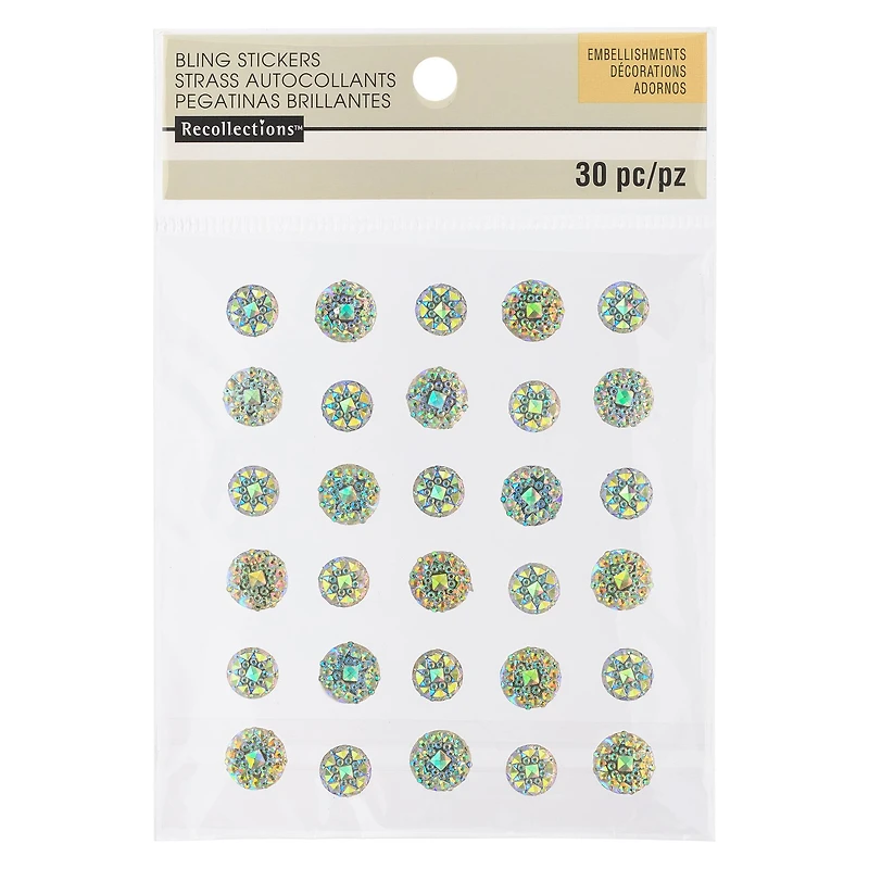 Iridescent Rhinestone Stickers by Recollections™