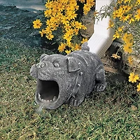 Design Toscano 10.5" Butch the Bulldog Gutter Guardian Downspout Statue