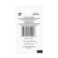 Spectrum Warm 1" Orange Flower Buttons, 2ct.