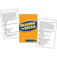 Edupress® Reading for Detail Practice Cards Blue Level, Levels 3.5-5.0