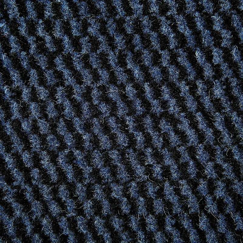 DII® Blue & Black Walk Off Utility Doormat, 30" x 48"