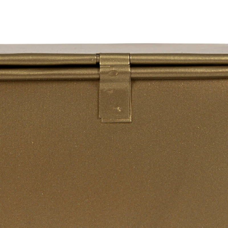 Hello Honey® Decorative Metal Boxes with Gold Finish Set