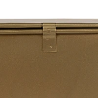 Hello Honey® Decorative Metal Boxes with Gold Finish Set