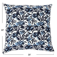 Hello Honey® Noir Iris Square Pillow Cover