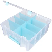 ArtBin® Aqua Super Satchel™ Double Deep Storage Bin with Dividers