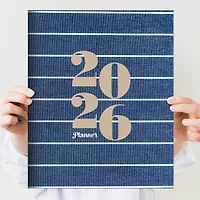 2026 Denim Large Monthly Planner