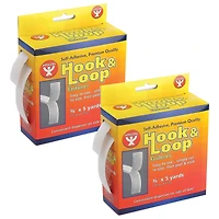 Hygloss® Self-Adhesive Hook & Loop Fastener Roll, 2 Ct