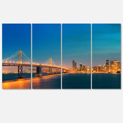 Designart - Illuminated San Francisco Skyline
