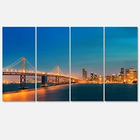 Designart - Illuminated San Francisco Skyline