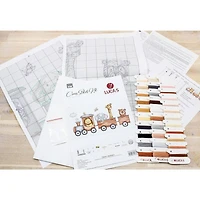 Luca-s Train Journey Counted Cross Stitch Kit