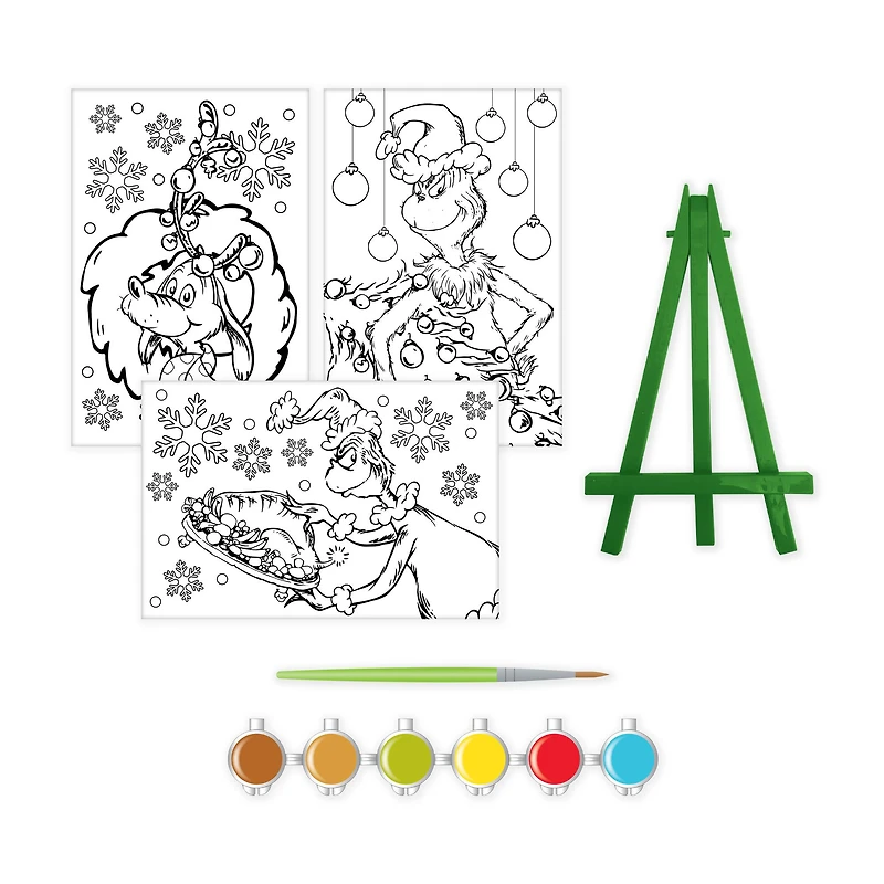 The Grinch™ Paint Your Own Canvas Activity Set