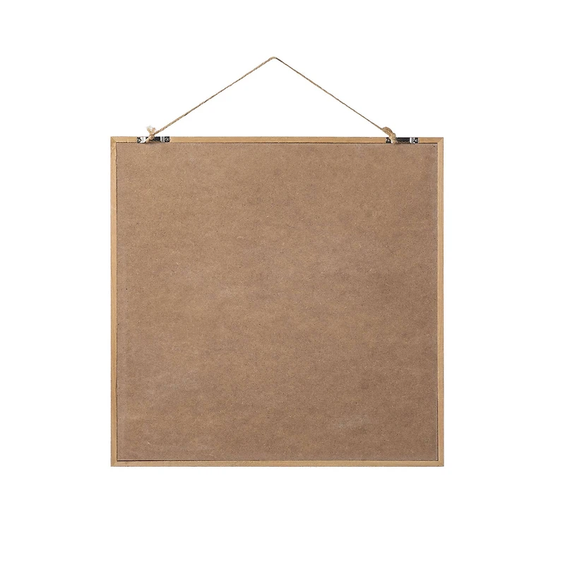 Glitzhome® 15.75" Fall Wooden Ivory Pumpkin Wall Art