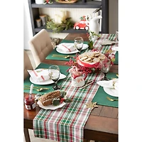 DII® 72" Yuletide Plaid Table Runner
