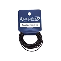 Realeather® 2mm Round Leather Lace