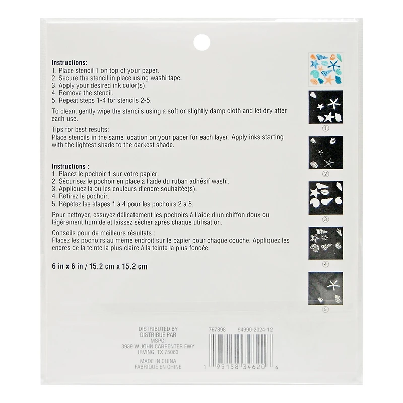 Shells Layering Stencils by Recollections™