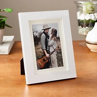 Simply Essentials™ 4" x 6" White Frame with Mat by Studio Décor®