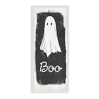 Stupell Industries Charming Rustic Sheet Ghost with Boo Text Wood Wall Plaque