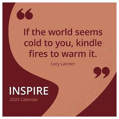 TF Publishing 2025 Inspire Mini Calendar
