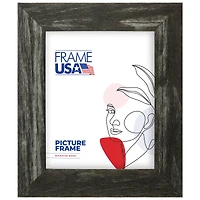 Frame USA Farmhouse Barnwood Charcoal Single Image Picture Frame