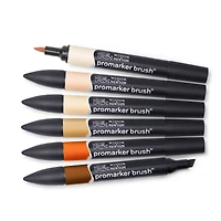 Winsor & Newton® 6 Skin Tone Promarker Brush™ Set