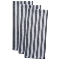 DII® Black & White Stripe Dishtowel, 3ct.