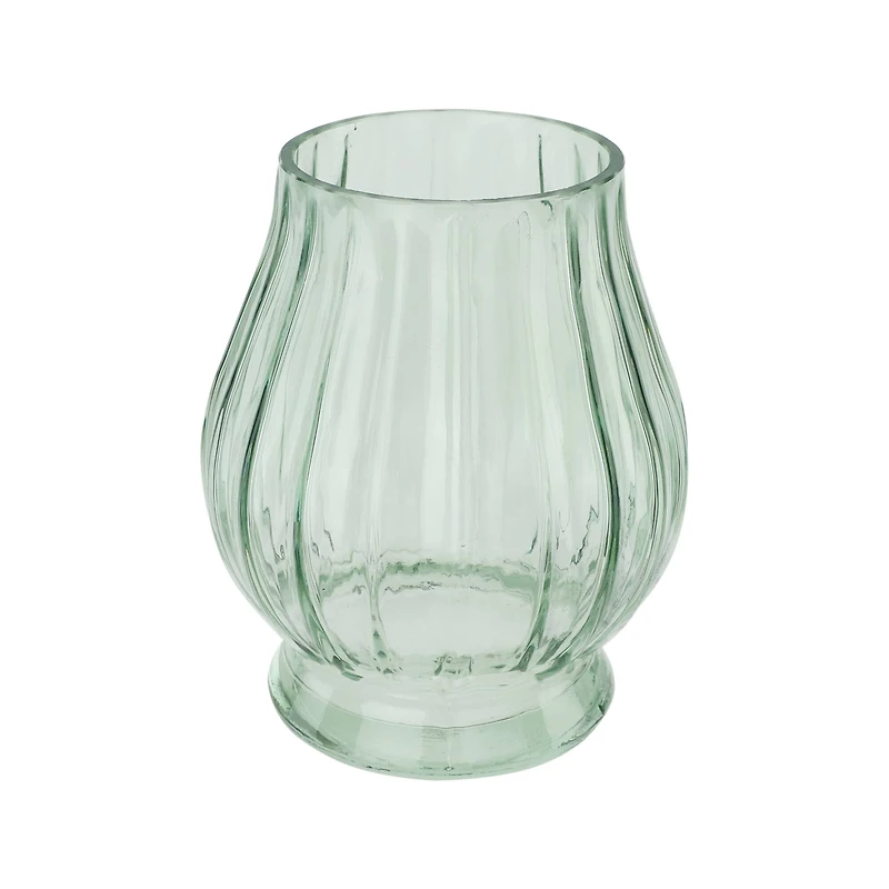 5.5" Green Tabletop Glass Vase by Ashland®