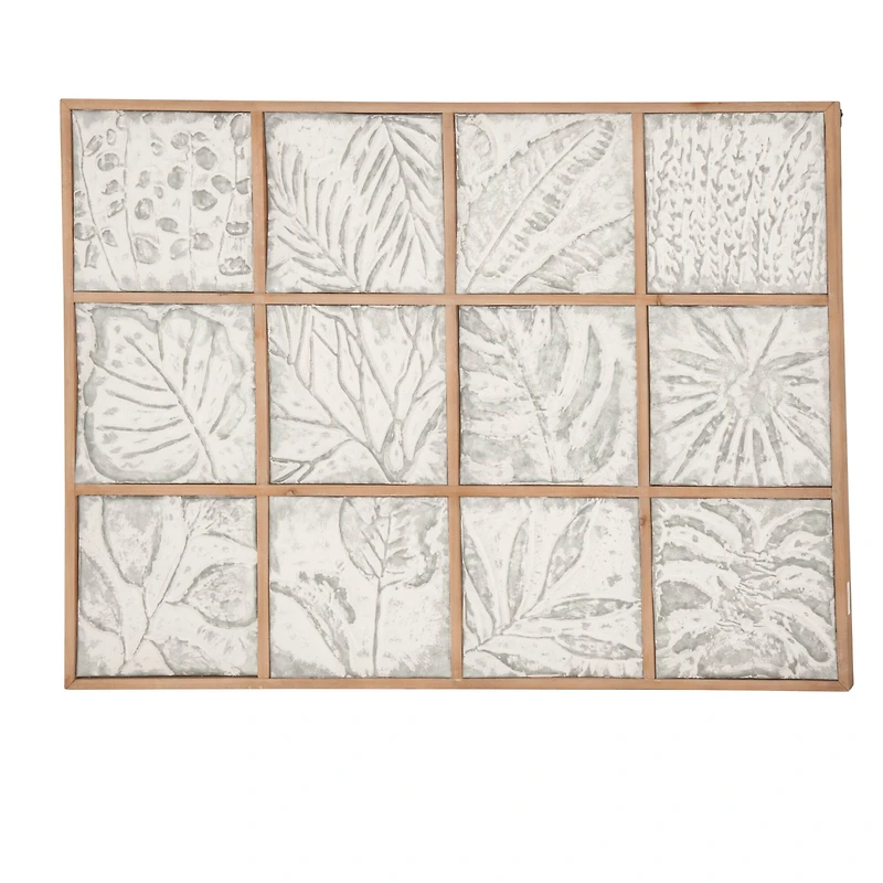 Grey Iron Farmhouse Wall Art, 32" x 43" x 1"