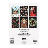 Brea Reese™ 9" x 12" Winter Deer Scratch Art Paper Pad