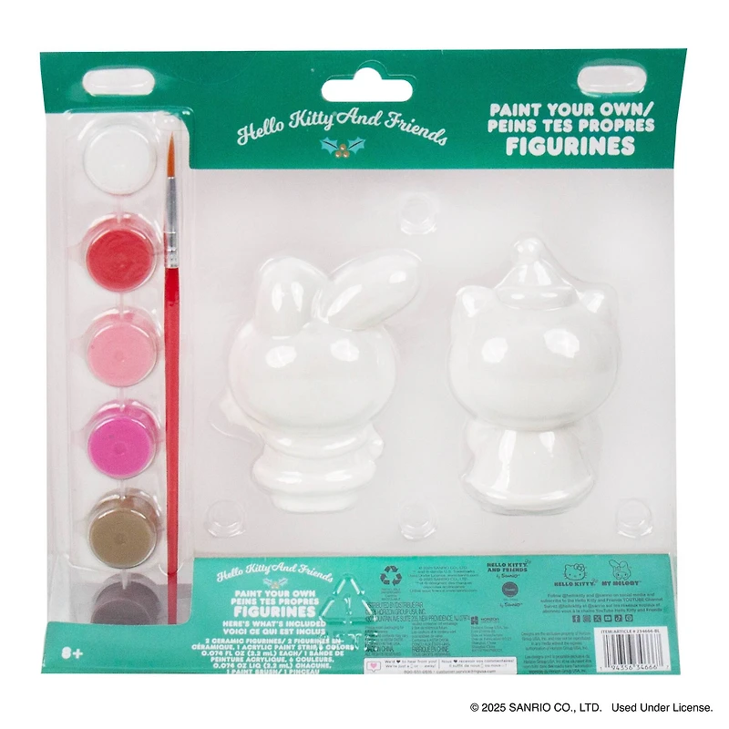 Hello Kitty® & Friends Paint-Your-Own Holiday Figurines Kit