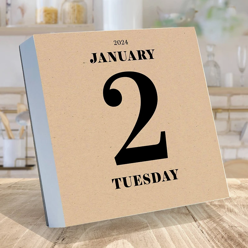 TF Publishing 2024 Today's Date Daily Desktop Calendar