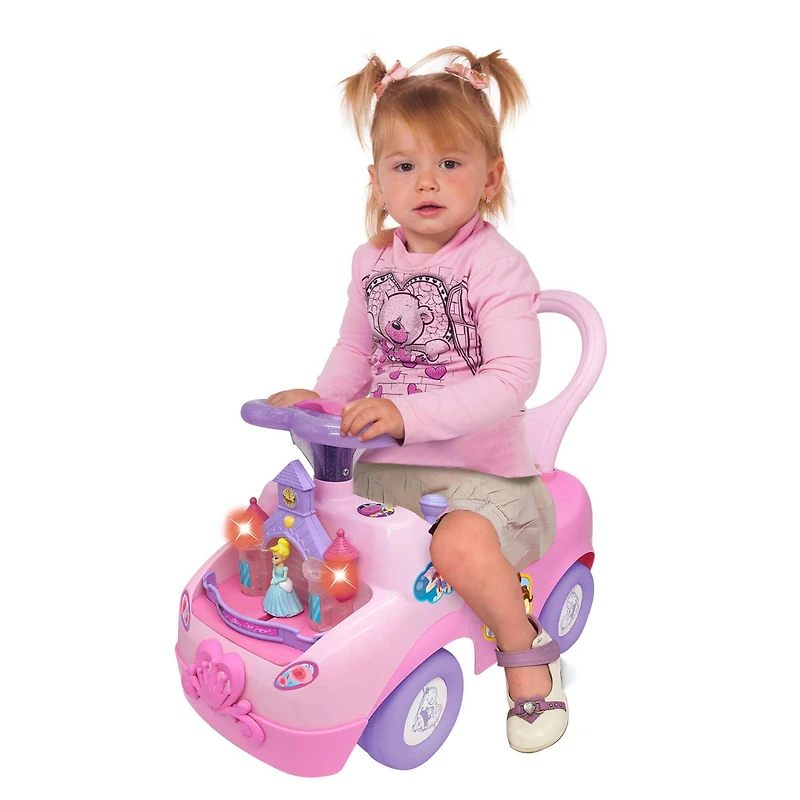 Kiddieland Disney® Magical Castle Deluxe Activity Ride-On With Lights and Sounds