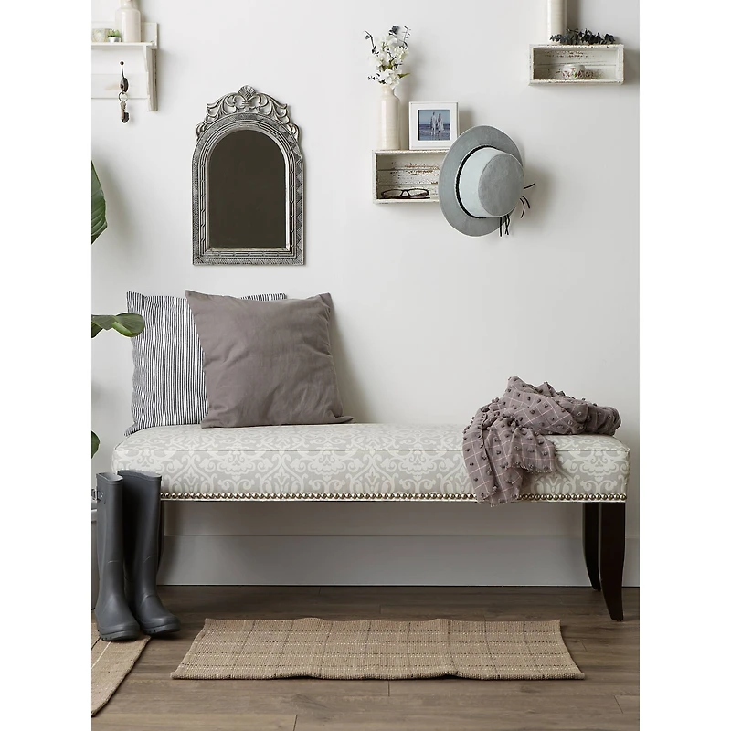 DII® Stone Variegated Plaid Recycled Yarn Rug Set, 2ft. x 3ft.