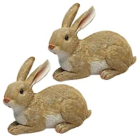 Design Toscano 7" Bunny Garden Rabbit Statues, 2ct.
