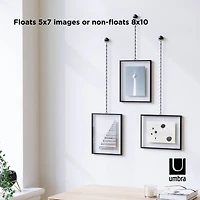 Umbra Black Fotochain Set of Three 8" x 10" Picture Display