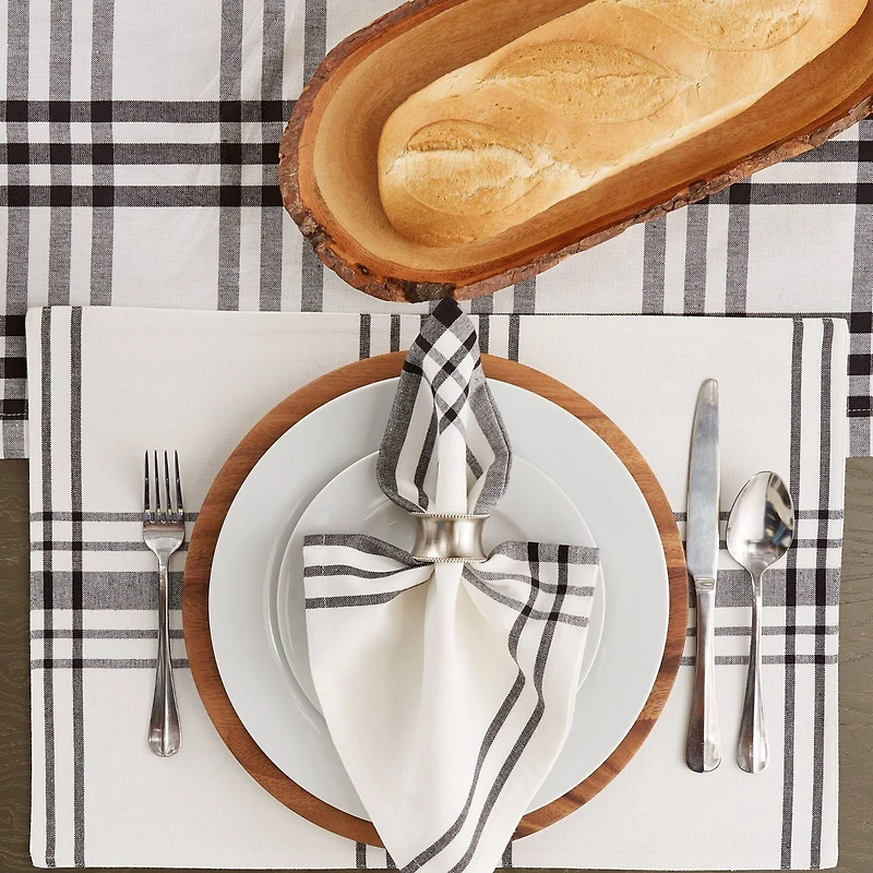 DII® Black Home Sweet Farmhouse Napkins, 6ct.