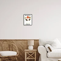 Stupell Industries Happy Fall Whimsical Gnome Framed Giclee Art