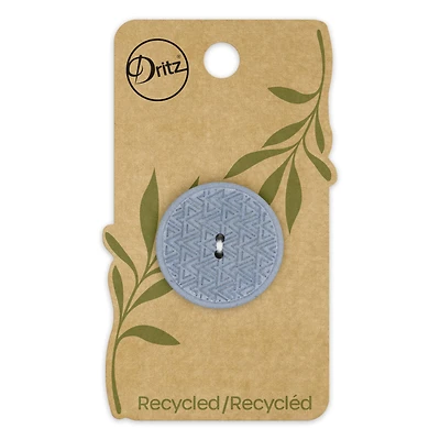 Dritz® 28mm Recycled Hemp Geometric Round Button