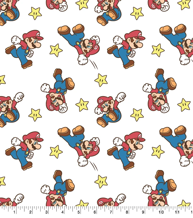 Nintendo® Super Mario Retro Cotton Fabric