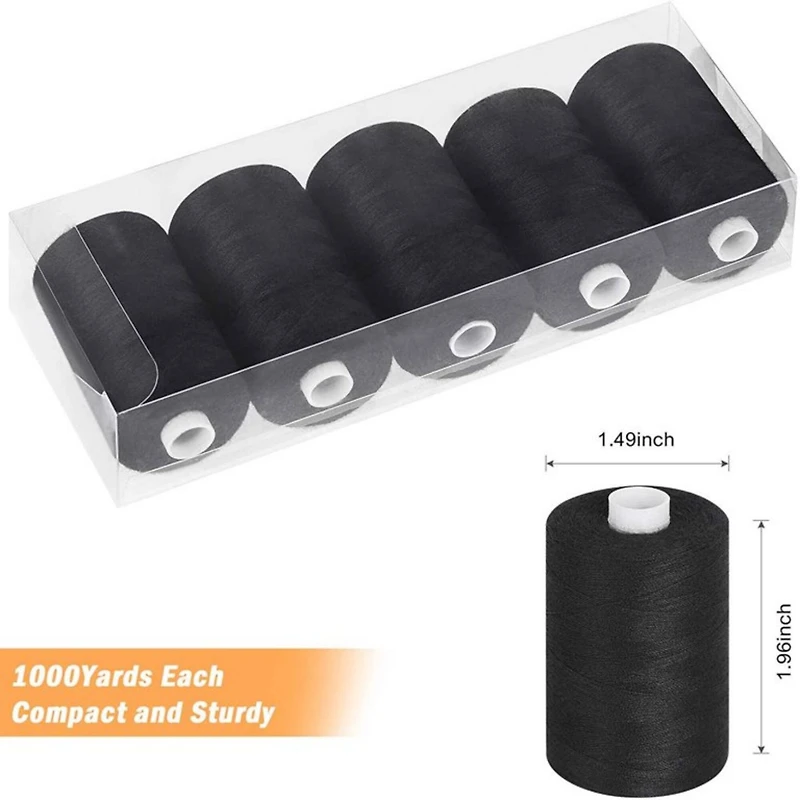 NEX™ Black Cotton Sewing Thread