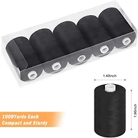 NEX™ Black Cotton Sewing Thread