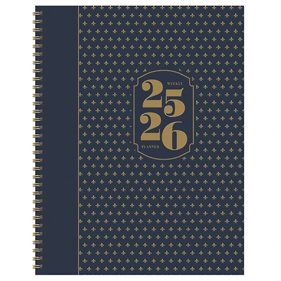 TF Publishing 2025-2026 Fleur de Lis Large Weekly/Monthly Planner