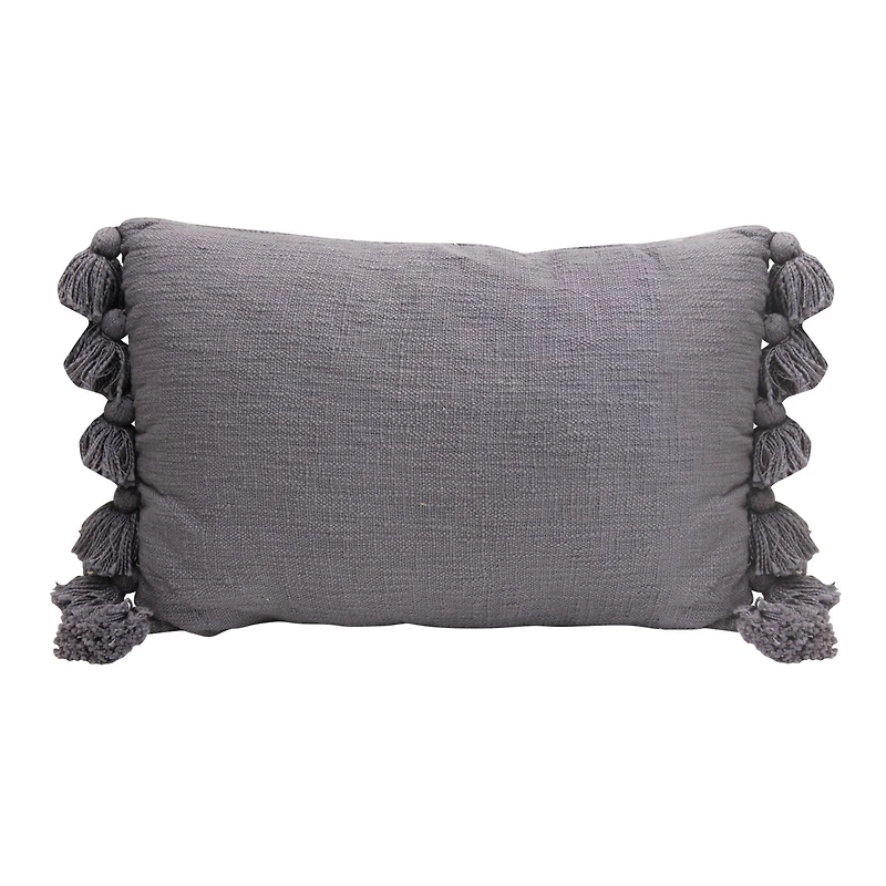 Hello Honey® Blue Lumbar Pillow with Tassels