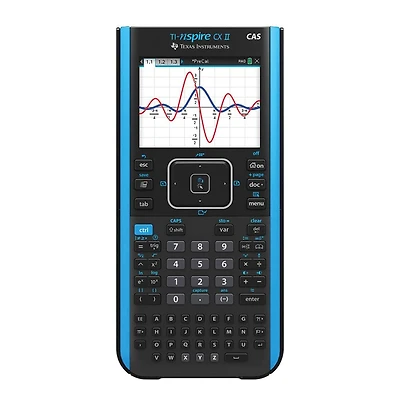 TI-Nspire CX II CAS Color Graphing Calculator with Student Software
